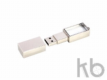 USB 2.0- флешка на 8 Гб кристалл в металле