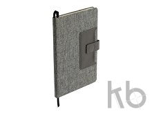 Блокнот А5 «Clap» с отделением для визиток и магнитным клапаном