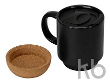 Кружка с пробковым дном и крышкой «Denpasar»