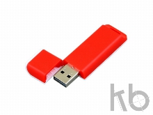 USB 2.0- флешка на 64 Гб с оригинальным двухцветным корпусом