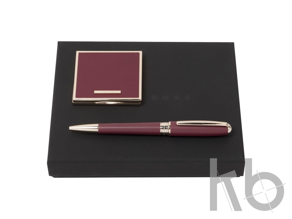 Подарочный набор: зеркало складное, ручка шариковая