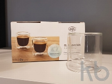 Набор стаканов из двойного стекла ALFI, 80мл