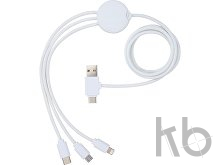 Зарядный кабель 5-в-1 «Pure» с противобактериальной присадкой