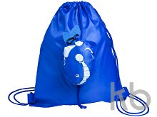 drawstring bag, whale