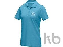 Рубашка поло «Graphite» из натуральных материалов, женская