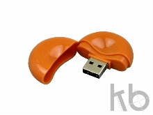 USB 2.0- флешка промо на 64 Гб круглой формы