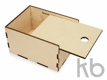 Деревянная подарочная коробка-пенал, М