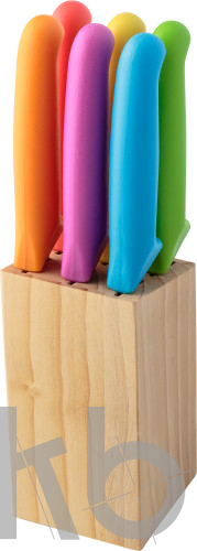 Stainless steel steak knife set