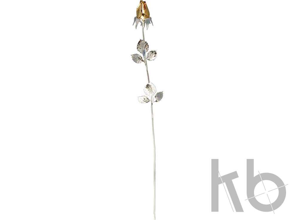 Роза с золотым бутоном