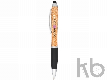 Ручка-стилус пластиковая шариковая «Nash» крапчатая