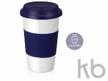 Кружка «Нью-Йорк»  с силиконовой крышкой и манжетой