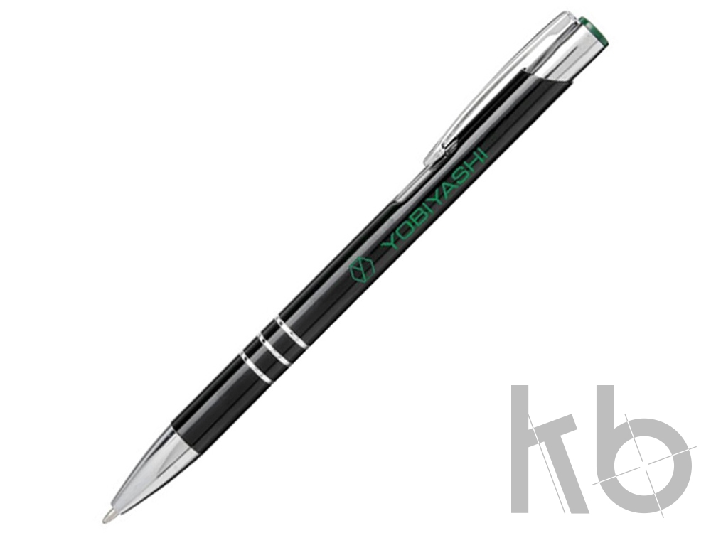 Ручка металлическая шариковая «Moneta» с цветной кнопкой