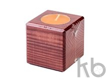 Свеча в декоративном подсвечнике «Апельсин»