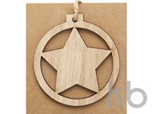 Деревянная подвеска «Natall» в форме звезды