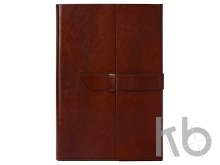 Бизнес-блокнот А5 с клапаном «Fabrizio»