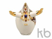 Скульптура «Бык- символ года» с часами