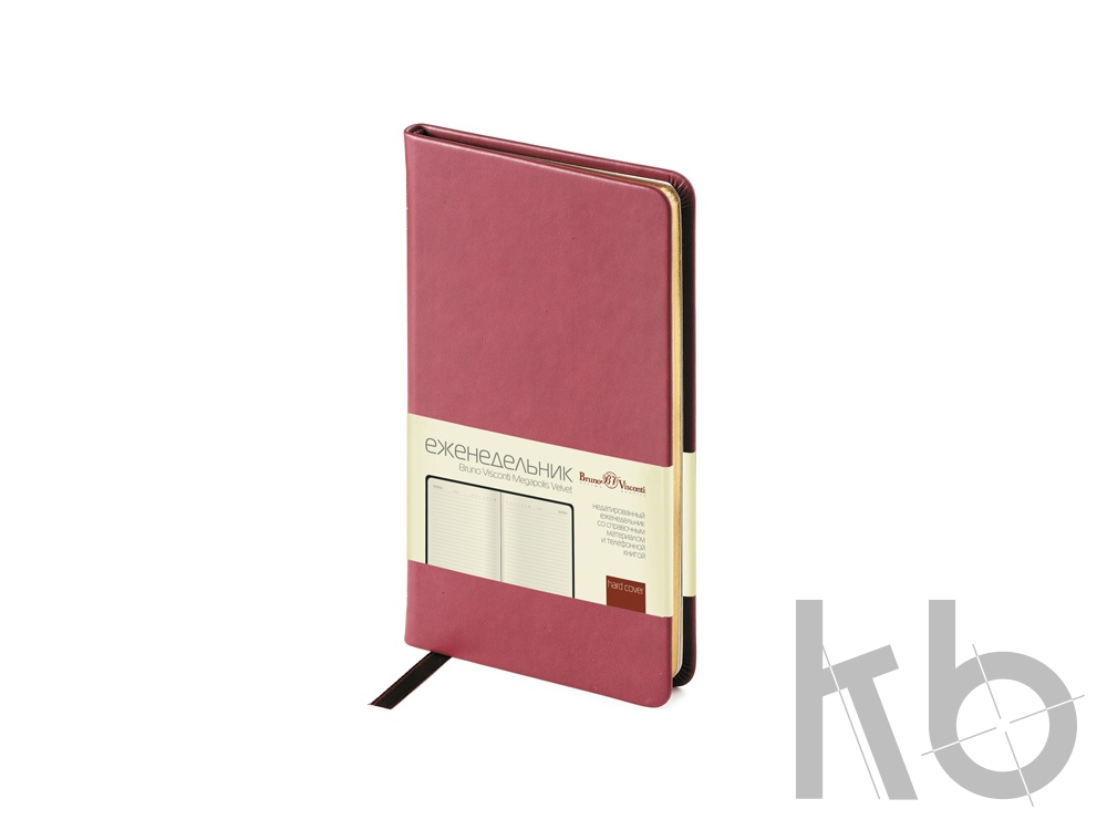 Еженедельник недатированный А6 «Megapolis Velvet»