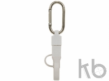 Кабель для зарядки «Fold» 3-в-1 с карабином