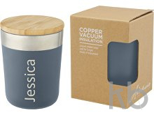 Кружка с вакуумной изоляцией и бамбуковой крышкой «Lagan»