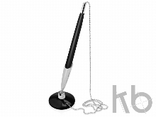 Ручка пластиковая шариковая на подставке «Холд»