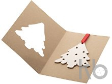 Christmas card, tree