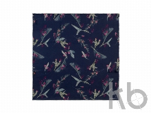 Шелковый платок Iris Navy