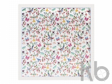 Шелковый платок Butterfly White