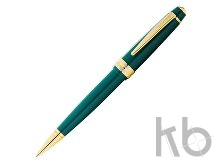 Ручка пластиковая шариковая «Bailey Light Polished Green Resin and Gold Tone»