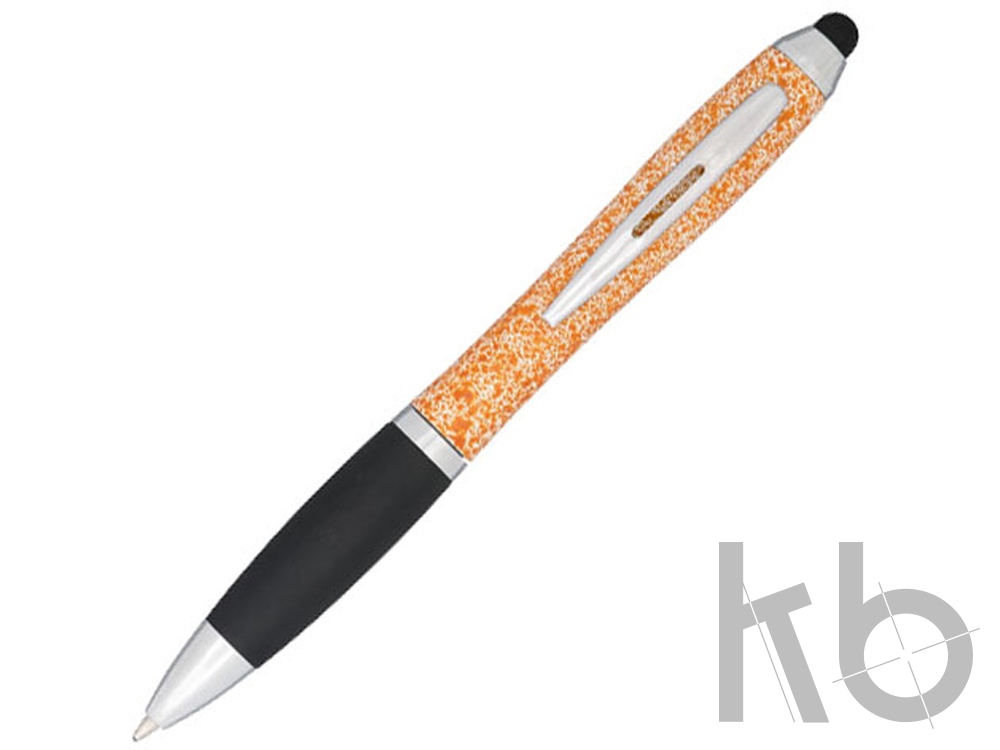 Ручка-стилус пластиковая шариковая «Nash» крапчатая