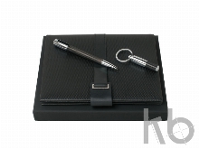 Подарочный набор: брелок, блокнот А5, ручка шариковая