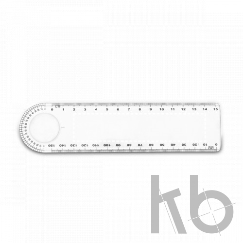 Линейка с лупой