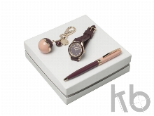 Подарочный набор Bird: брелок, часы наручные, ручка шариковая