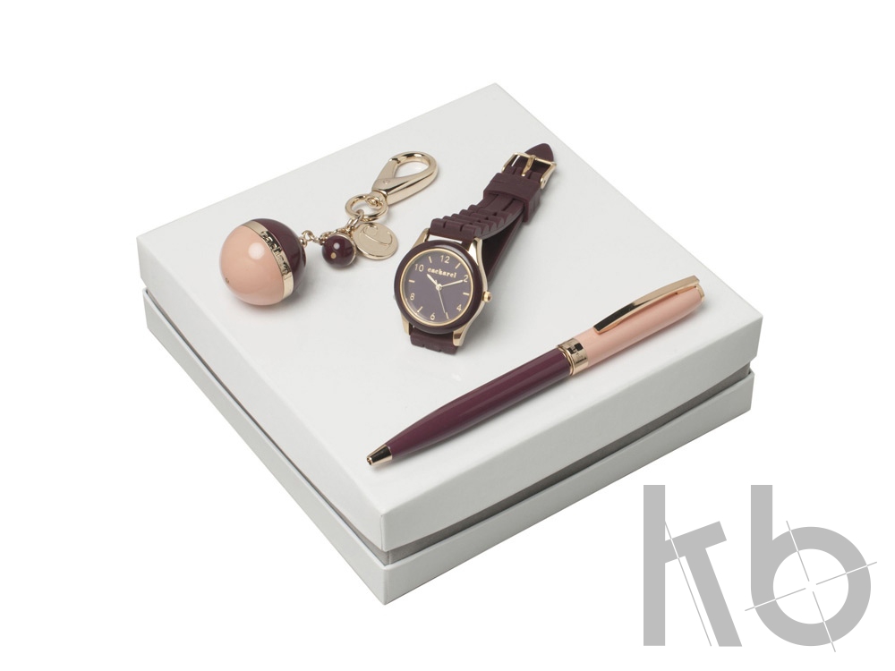 Подарочный набор Bird: брелок, часы наручные, ручка шариковая