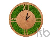 Настенные часы со мхом «Римские»