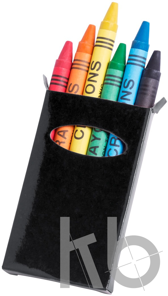 6 pc crayon set