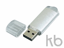USB 2.0- флешка на 64 Гб с прозрачным колпачком