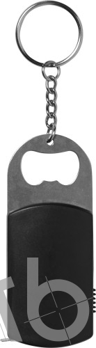 ABS key holder with bottle opener