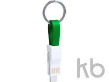 Кабель-брелок micro USB, USB-C и Lightning
