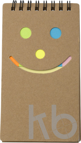 Cardboard sticky note set