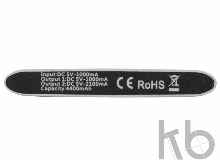 Портативное зарядное устройство «Мун», 4400 mAh