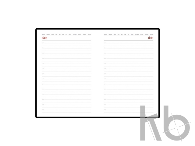 Ежедневник недатированный с магнитным клапаном А5 «Waltz»