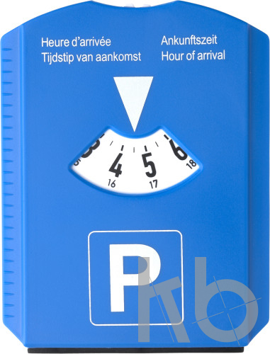 Plastic 2-in-1 parking disc