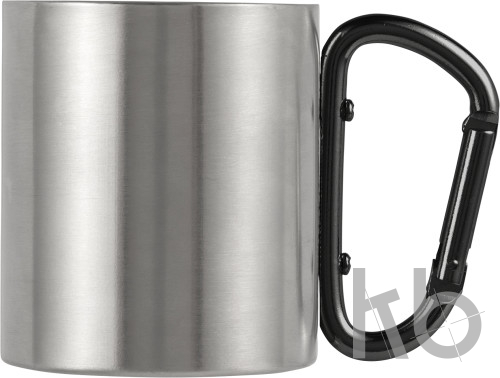 Stainless steel double walled mug