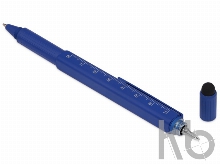 Ручка-стилус металлическая шариковая «Tool» с уровнем и отверткой