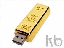 USB 3.0- флешка на 32 Гб в виде слитка золота