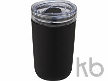 Стеклянная кружка «Bello» с внешней стенкой из переработанного пластика