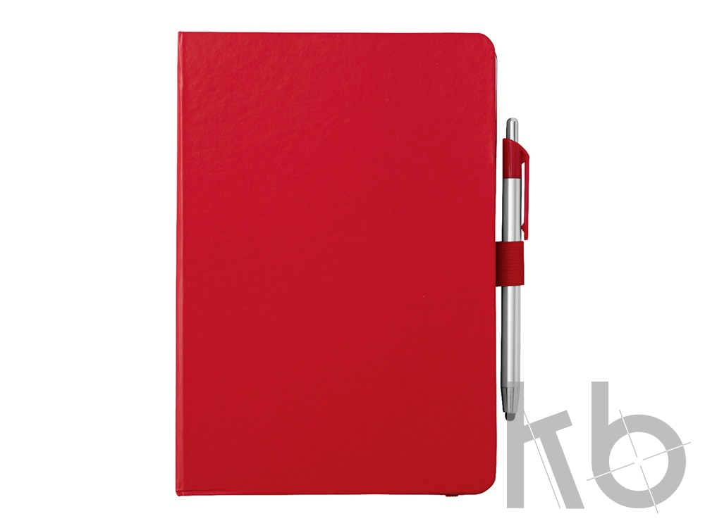 Блокнот A5 «Crown» с шариковой ручкой-стилусом