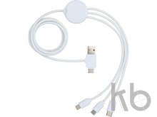 Зарядный кабель 5-в-1 «Pure» с противобактериальной присадкой