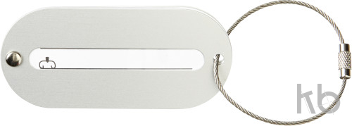 Aluminium luggage tag