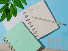 Блокнот А6 с бумажным карандашом и семенами цветов микс